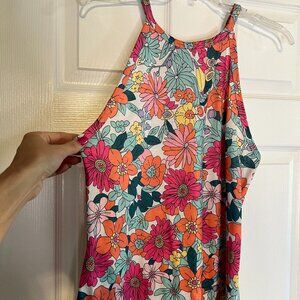 Floral Racerback Cami - Women’s Size Large